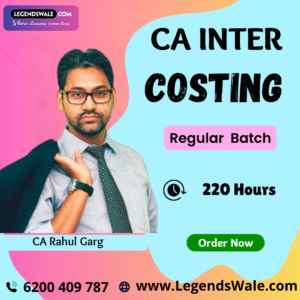 CA Inter New Syllabus Cost & Management Accounting Regular Batch By CA Rahul Garg