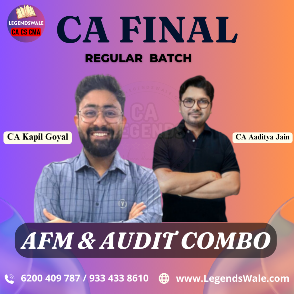 CA Final New Syllabus Combo AFM & Audit Regular Batch By CA Aaditya ...