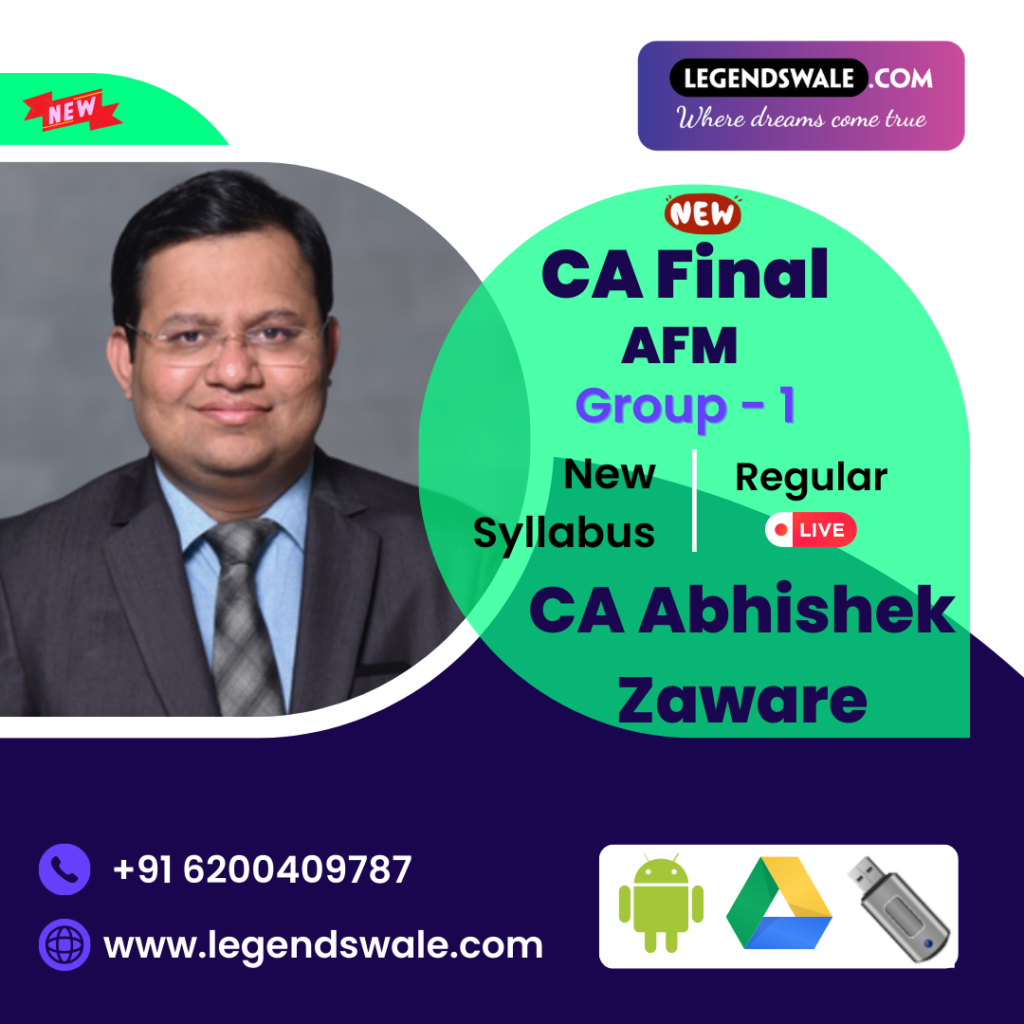 CA Final New Syllabus Advanced Financial Management AFM Regular Batch ...