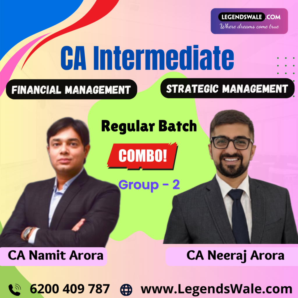 CA Inter New Syllabus Combo FM & SM Regular Batch By CA Namit Arora ...