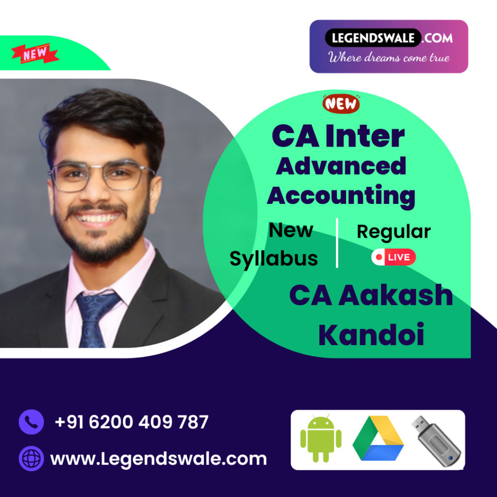 CA Inter New Syllabus Advanced Accounting Regular Batch By CA Aakash ...