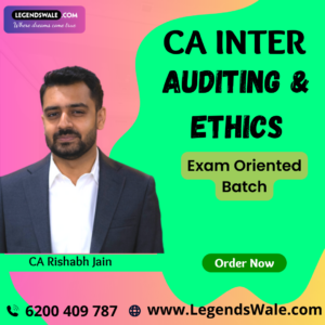CA Inter New Syllabus Auditing & Ethics Exam Oriented Batch By CA Rishabh Jain