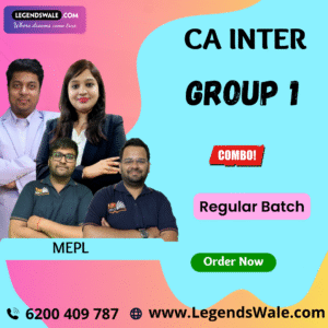 CA Inter Combo Group 1 Regular Batch By MEPL