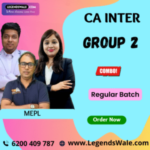 CA Inter Combo Group 2 Regular Batch By MEPL