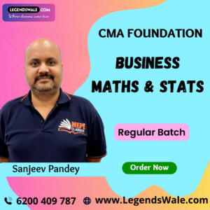 CMA Foundation New Syllabus Business Mathematics & Statistics Regular Batch By CA Divya Agarwal