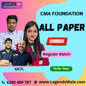 CMA Foundation Combo All Paper Regular Batch By MEPL
