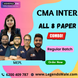 CMA Inter Both Group Combo All 8 Papers Regular Batch By MEPL
