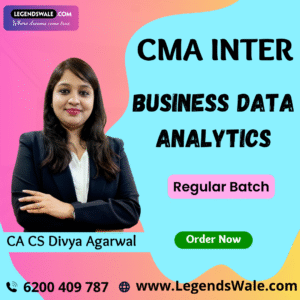 CMA Inter Business Data Analytics Regular Batch By CA CS Divya Agarwal