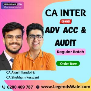 CA Inter Combo Advanced Accounting & Audit Regular Batch By CA Aakash Kandoi & CA Shubham Keswani