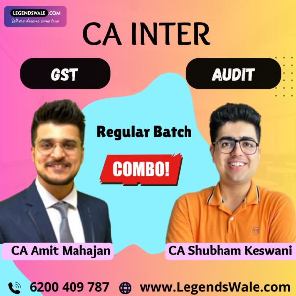 CA Inter New Syllabus GST & Audit Regular Live Batch By CA Amit Mahajan ...