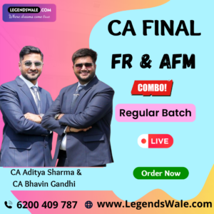 CA Final FR & AFM Combo Batch By CA Aditya Sharma & CA Bhavin Gandhi