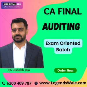 CA Final New Syllabus Audit Exam Oriented Batch By CA Rishabh Jain