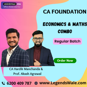 CA Foundation Economics & Maths Combo (QA Regular Batch)