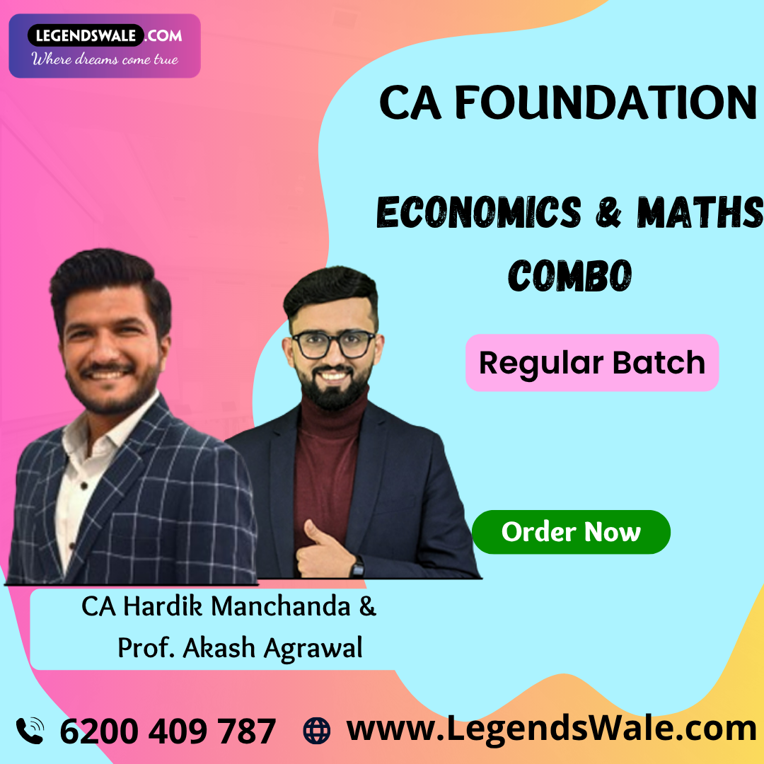 CA Foundation Economics & Maths Combo (QA Regular Batch)