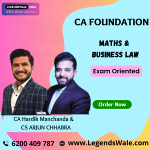 CA Foundation Exam Oriented Batch Maths & Business Law Combo By CA Akash Agarwal & CS Arjun Chhabra