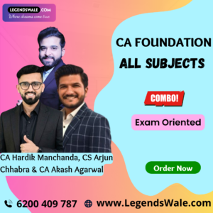 CA Foundation Exam Oriented Batch All Subjects Combo By CA Hardik Manchanda, CS Arjun Chhabra & CA Akash Agarwal