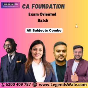 CA Foundation New Syllabus Exam Oriented Batch Combo By Swapnil Patni Classes