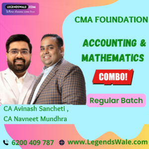 CMA Foundation New Syllabus Accounting & Mathematics Regular Batch By Navin Classes