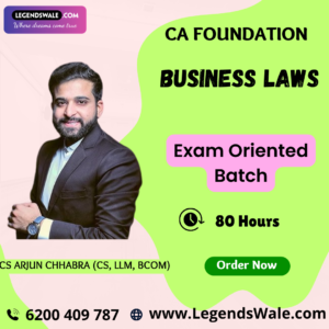 CA Foundation Business Laws (Exam Oriented) For Sep 26 Exams