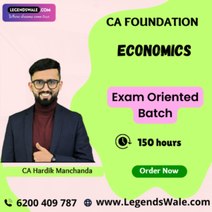 CA Foundation Economics (Exam Oriented) For Sep 26 Exams