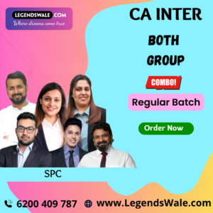 CA Inter New Syllabus Both Group Combo Live Regular Batch By SPC (Audit By CA Rakesh Sarediya and Costing by CA Vinod Reddy)