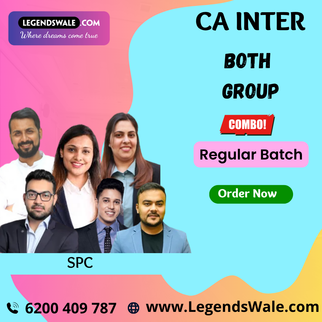 CA Inter New Syllabus Both Group Combo Live Regular Batch By SPC (Audit By CA Rakesh Sarediya and Costing by CA Pranav Popat)
