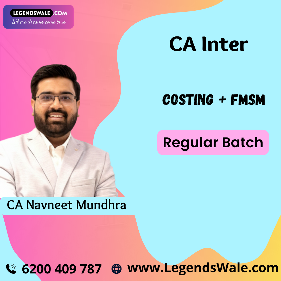 CA Inter New Syllabus Costing & FM SM By CA Navneet Mundhra