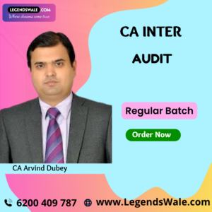 CA Inter New Syllabus Audit Regular Batch By CA Arvind Dubey