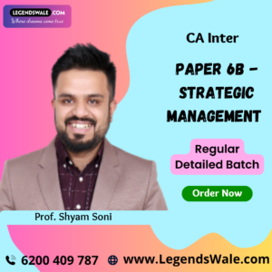CA Inter Strategic Management (Paper 6B) Full Course By Prof. Shyam Soni