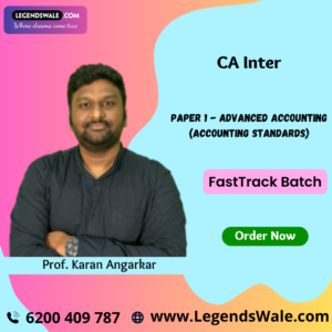 CA Inter Advanced Accounting (Accounting Standards) Fast Track Course By Prof. Karan Angarkar