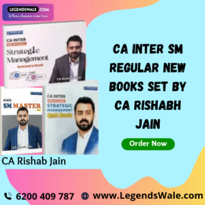 CA Inter SM Regular New Books Set By CA Rishabh Jain