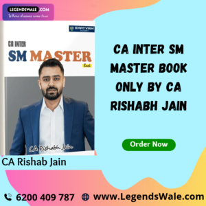 CA Inter SM Master Book Only By CA Rishabh Jain