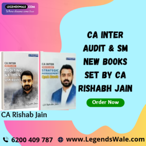 CA Inter Audit & SM New Books Set By CA Rishabh Jain